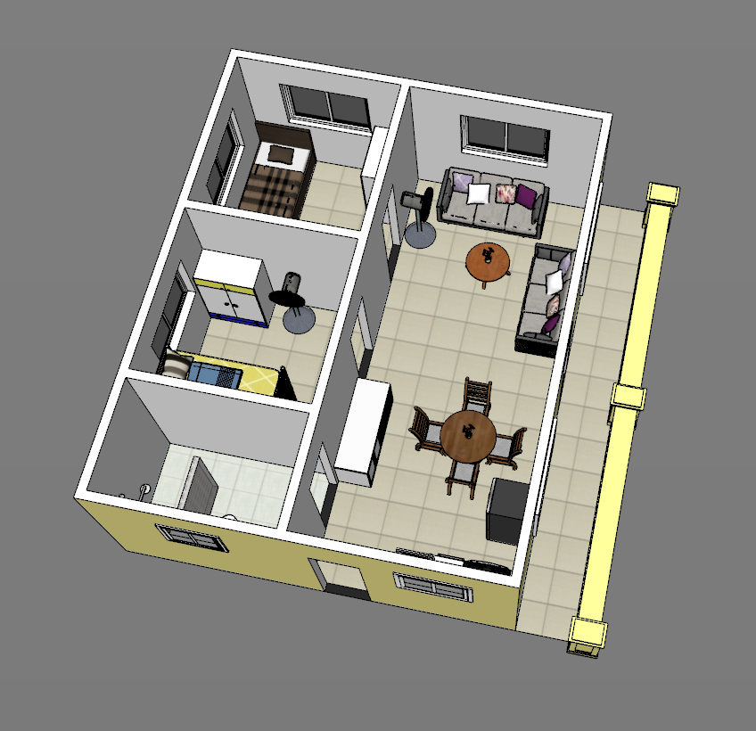Caretaker's House - Click to see the whole Floorplan