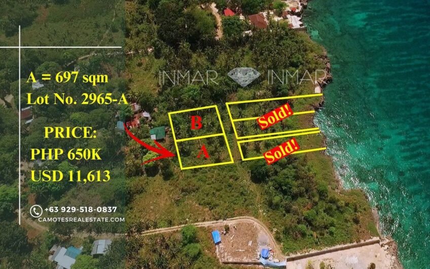 Budget Oceanfront Subdivided Lot for Sale