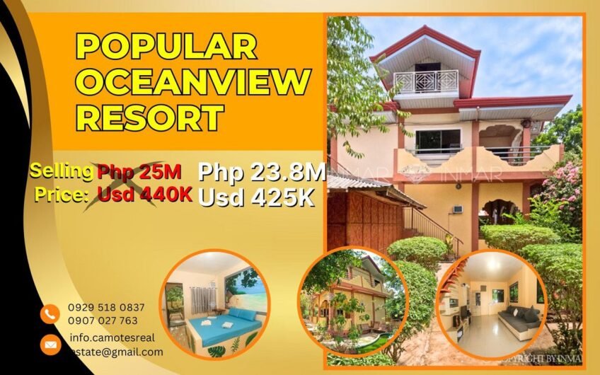 Popular Oceanview Resort for sale
