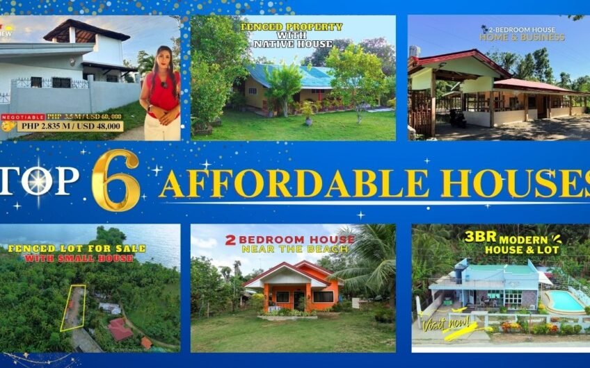 Top 6 Affordable Houses