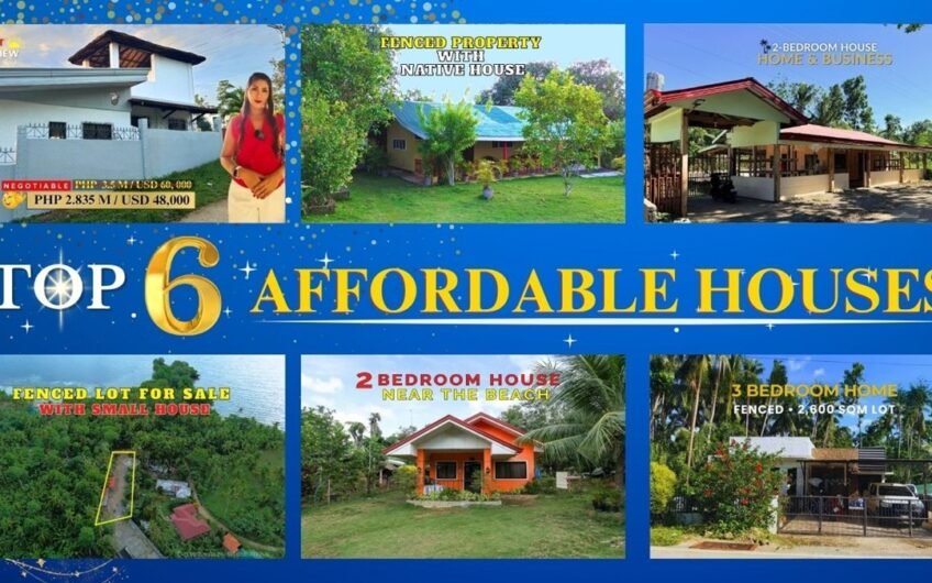 Top 6 Affordable Houses