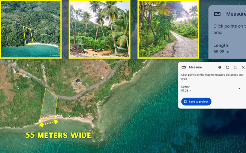 Lot for Sale with White Sand Beach