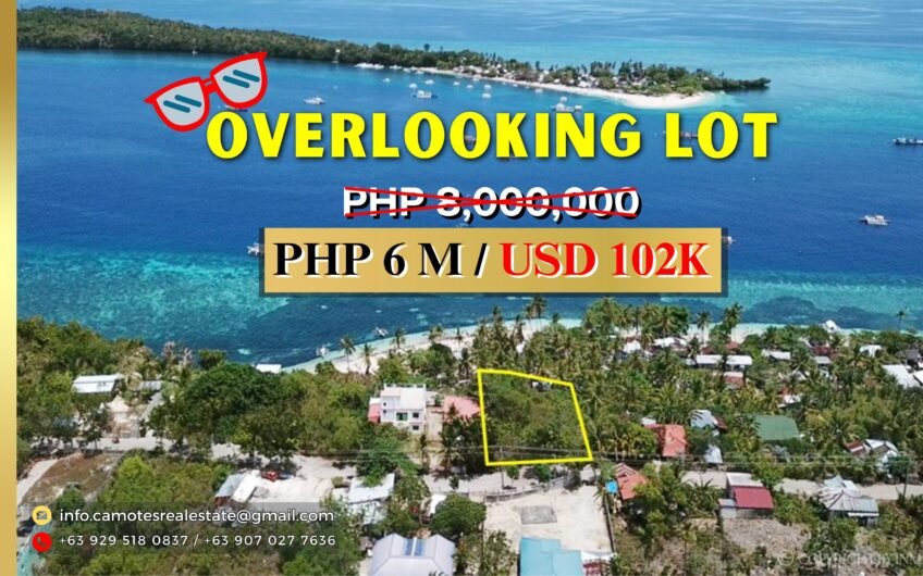 Lot For Sale Overlooking to Tulang Diot Island