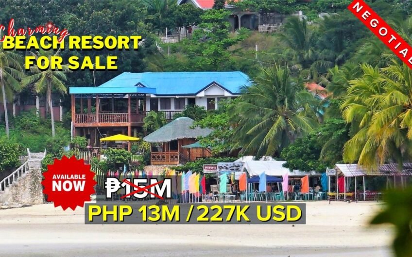 Charming Beach Resort for Sale in Santiago, Camotes Island