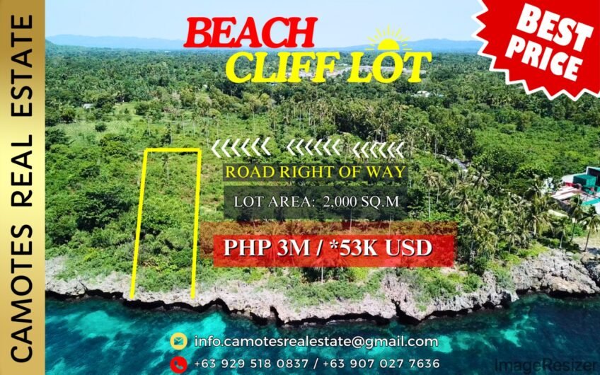 Beach Cliff Lot with Island View