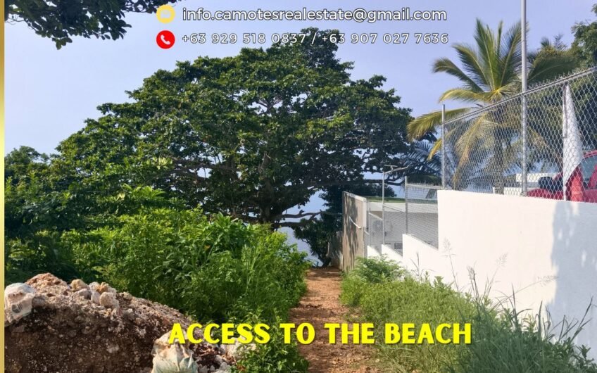 Residential lot for sale near the beach in Camotes