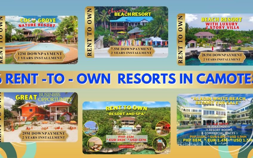 6 Rent-To-Own Resorts in Camotes Island