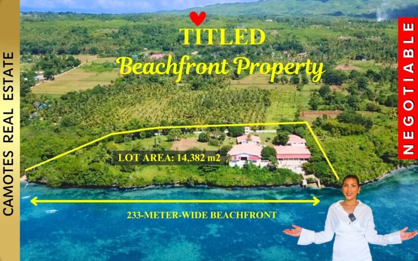 Titled Beachfront Property: Prime Business Opportunity