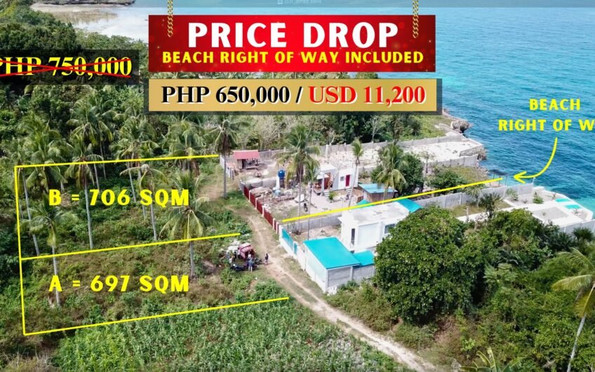 7 Lots with Reduced Prices in Camotes Island