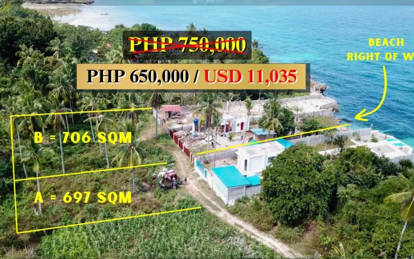 Affordable Subdivided Lot with Beach Access