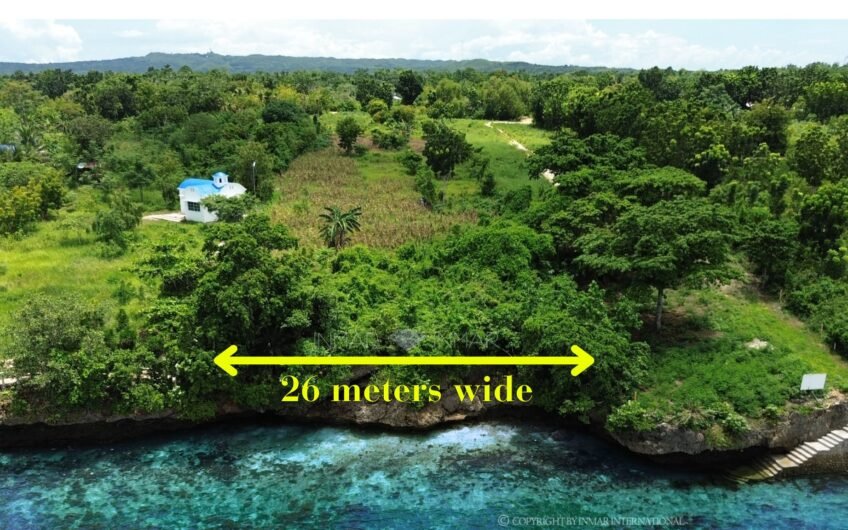 1-Hectare cliffside beachfront lot