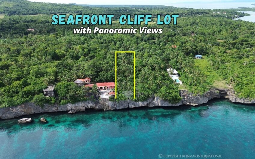 Seafront Cliff Lot with Panoramic Views