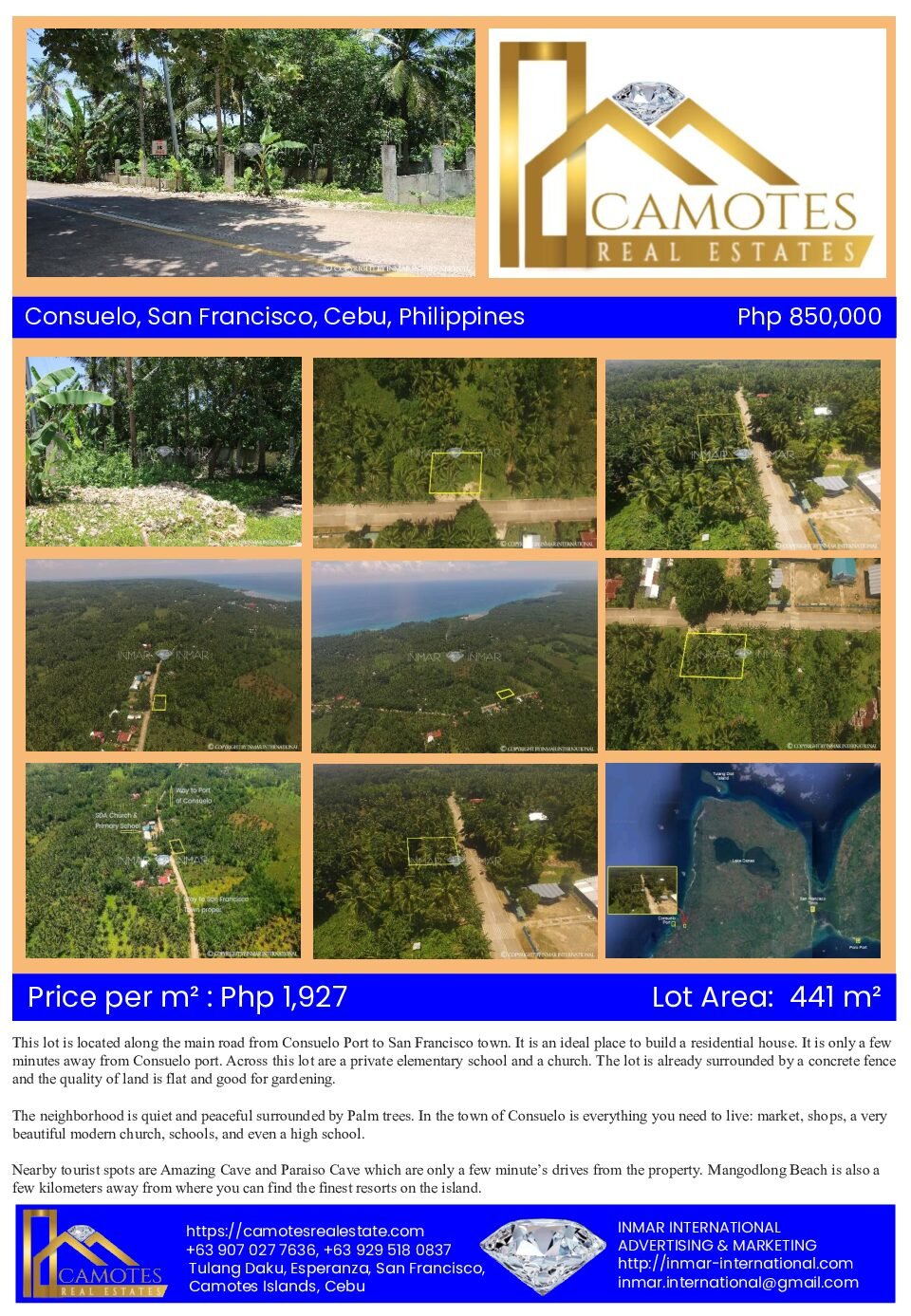 FENCED LOT FOR SALE WITH SMALL HOUSE