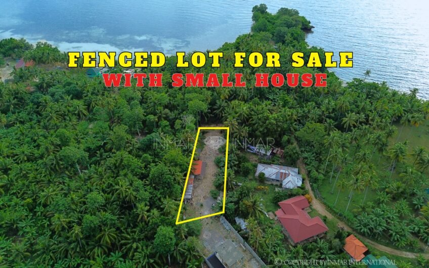 FENCED LOT FOR SALE WITH SMALL HOUSE
