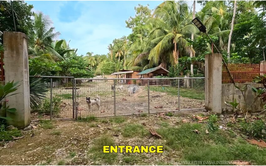 FENCED LOT FOR SALE WITH SMALL HOUSE