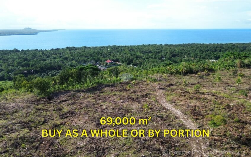 69,000 m² Oceanview Lot