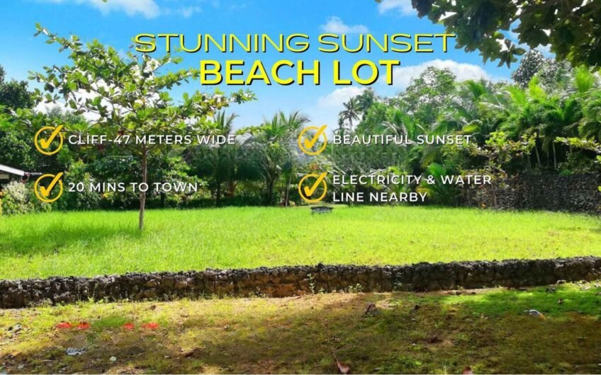 Sunset Beach Cliff Lot for Sale