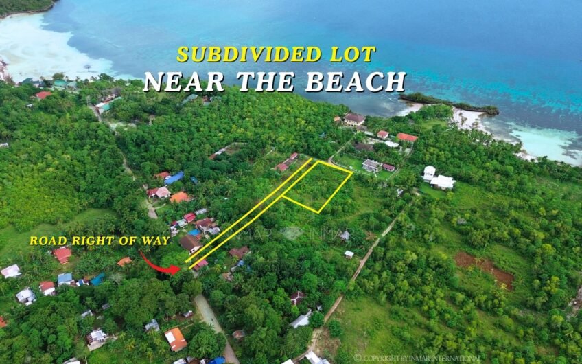 SUBDIVIDED LOT NEAR THE BEACH