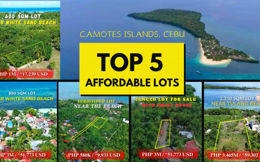 Top 5 Afffordable Lots