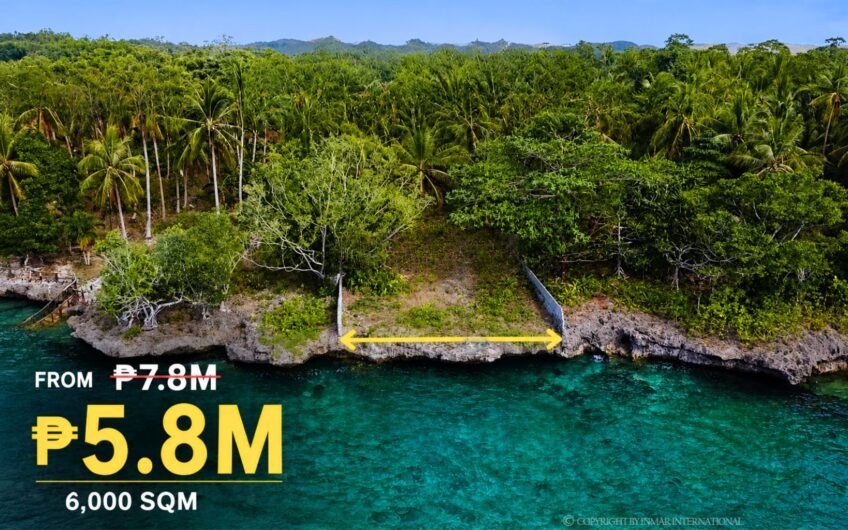 6,000 sqm Beach Cliff Lot with Sunset