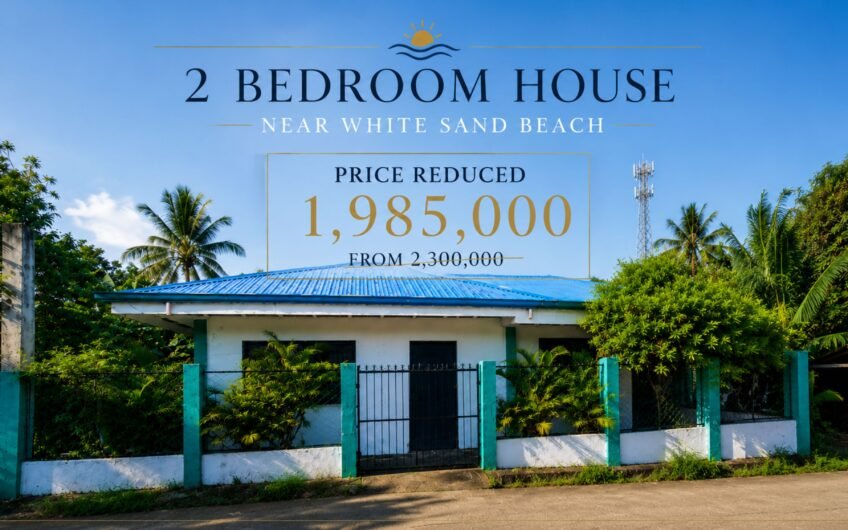 2-Bedroom House Near White Sand Beach