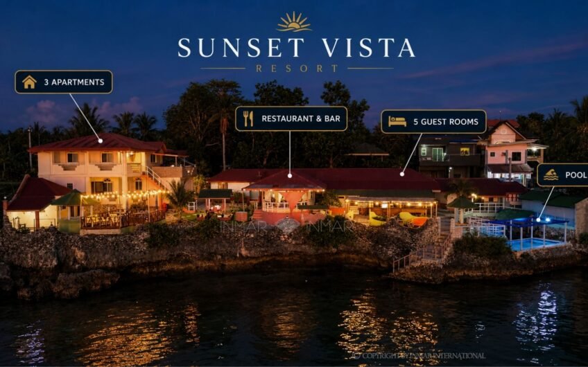 Ocean View Resort with 3 Apartments, 5 Guest Rooms & Pool