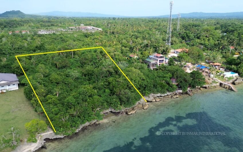 Wide Beach Cliff Lot Along The Road