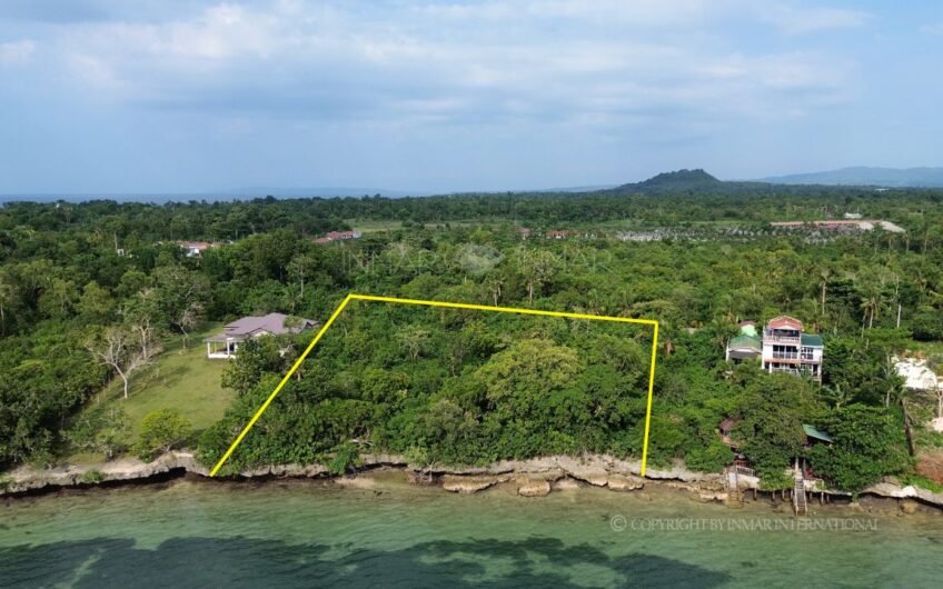 Wide Beach Cliff Lot Along The Road