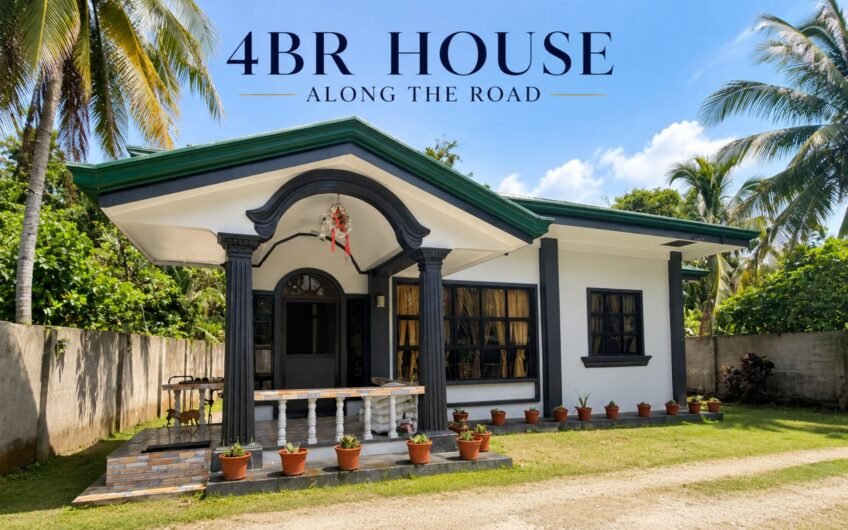 4BR House & Lot Along the Road