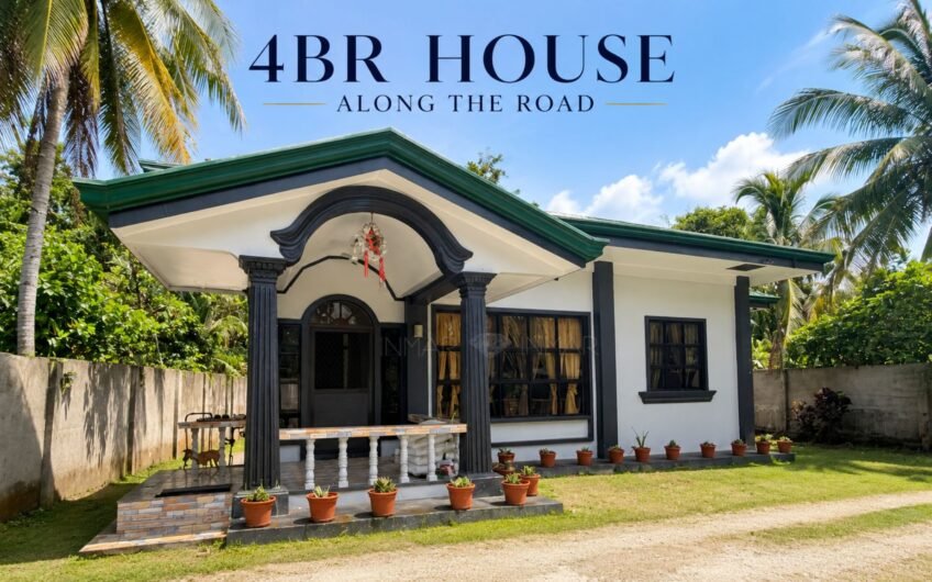 4BR House & Lot Along the Road
